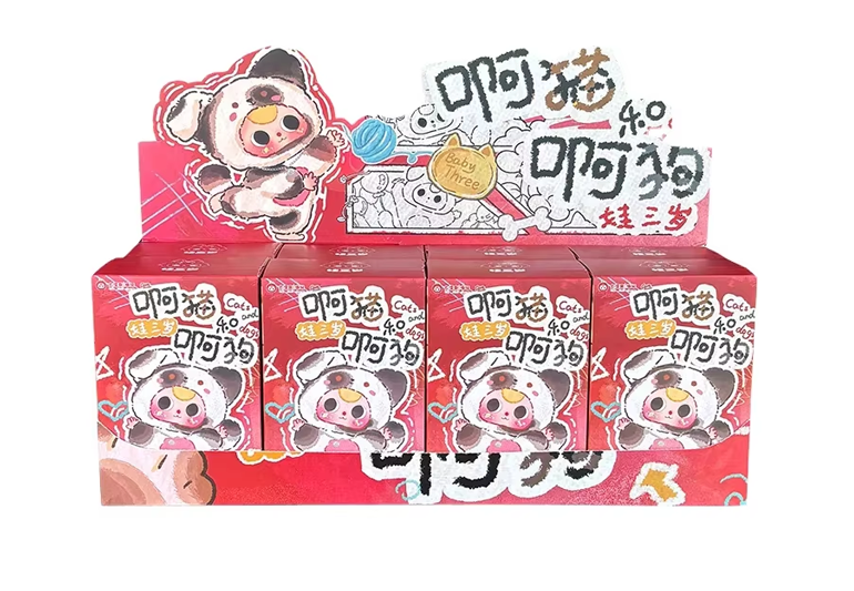 Baby Three Cats and Dogs Series Blind Box Plush