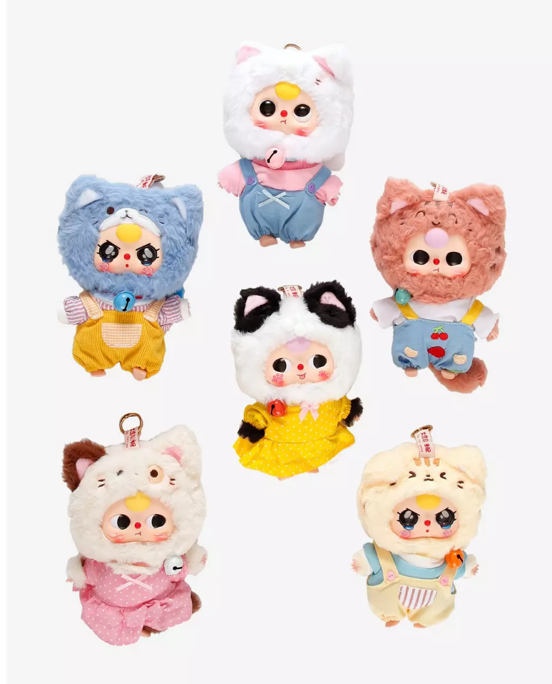 Baby Three Cat Wardrobe Plush Series Blind Box - image 2