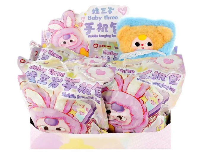 Baby Three Phone Bag Plush Series Blind Box