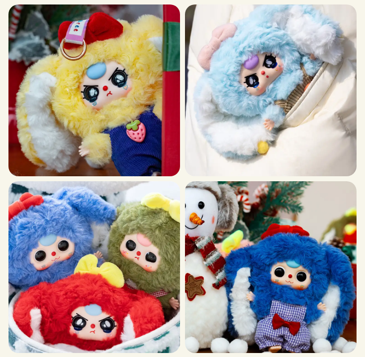 Baby Three Macaron Cute Bunny V2 Plush Blind Box - image 2