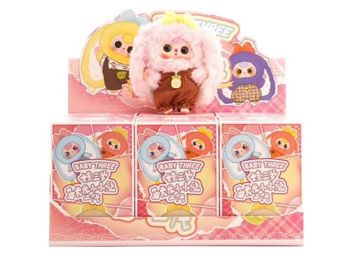 Baby Three Macaron Cute Bunny V2 Plush Blind Box
