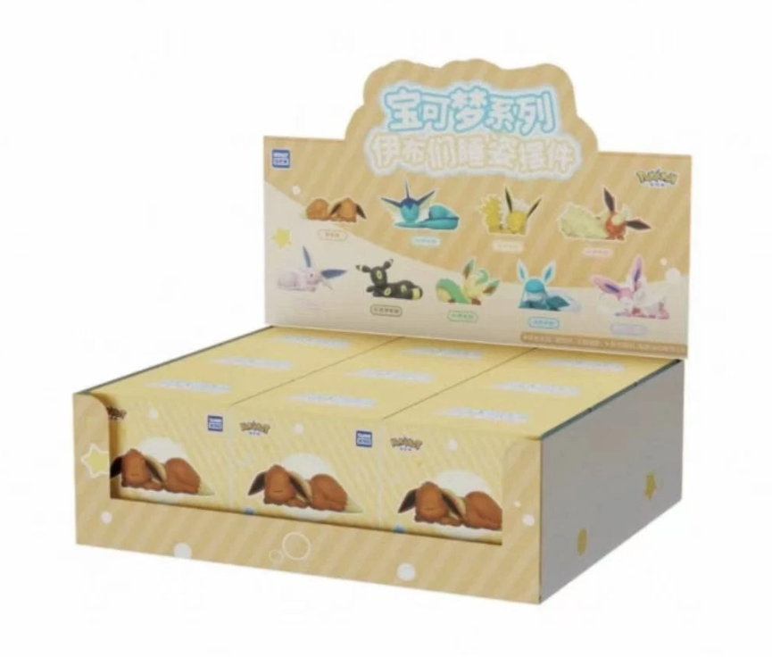 Eevee Sleep Poses Figurine Collection