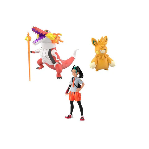 Pokémon Paldea Region Nemona & Skeledirge & Pawmot Figure - image 2