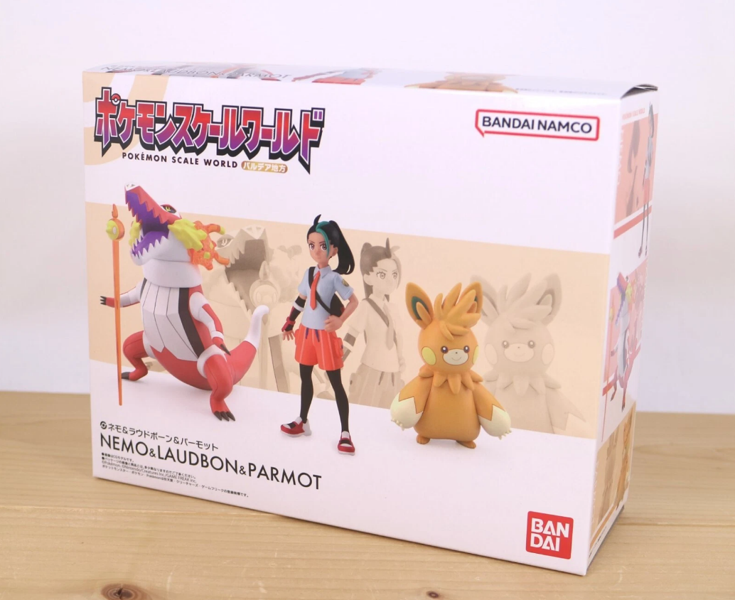 Pokémon Paldea Region Nemona & Skeledirge & Pawmot Figure