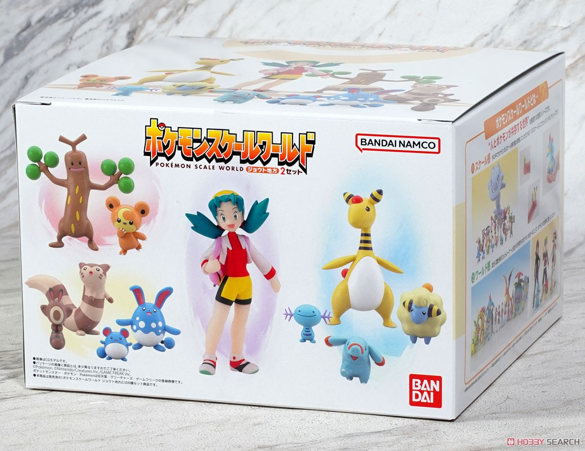 Bandai Pokémon Scale World Johto Region 2 (1:20 Scale) Detailed Figures