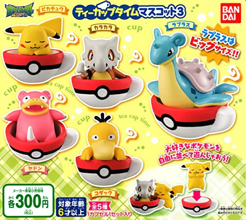 Bandai Capsule Pokemon Pikachu Tea Cup Time Mascot vol 3