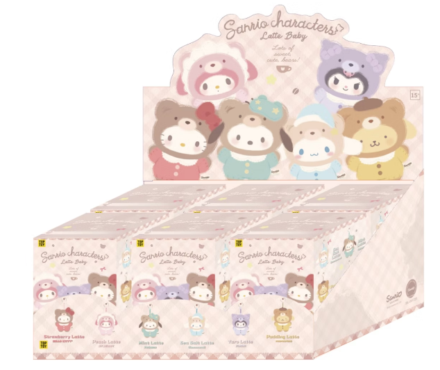 SANRIO Latte Baby Vinyl Face Plush Series Blind Box
