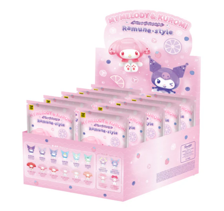 My Melody & Kuromi Ramune-Style Mini Figures