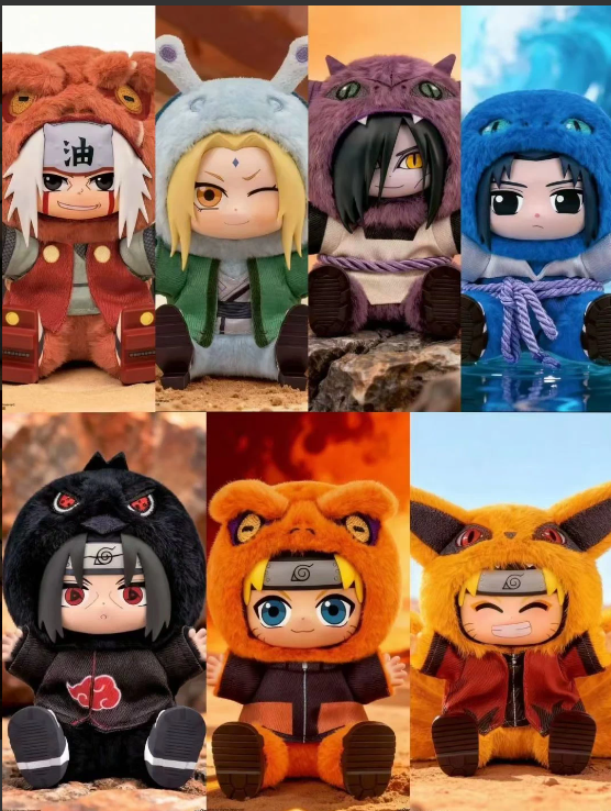 Naruto Shippuden Cute Beast Party Series Plush V2 - image 2