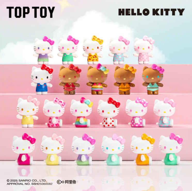 Hello Kitty summer rainbow candy mini figures surprise bag - image 2