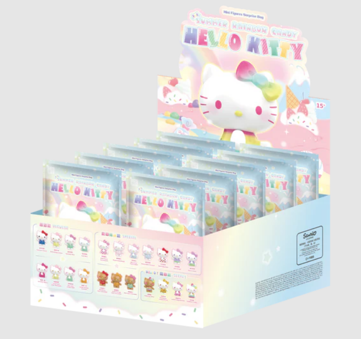 Hello Kitty summer rainbow candy mini figures surprise bag