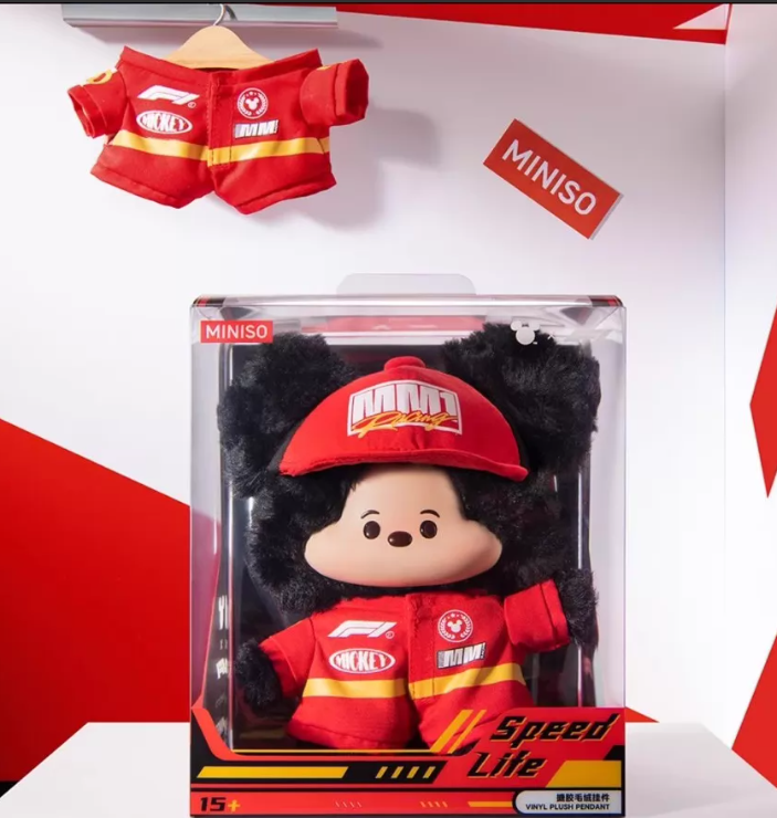 MINISO Disney Mickey F1 Series Vinyl Plush