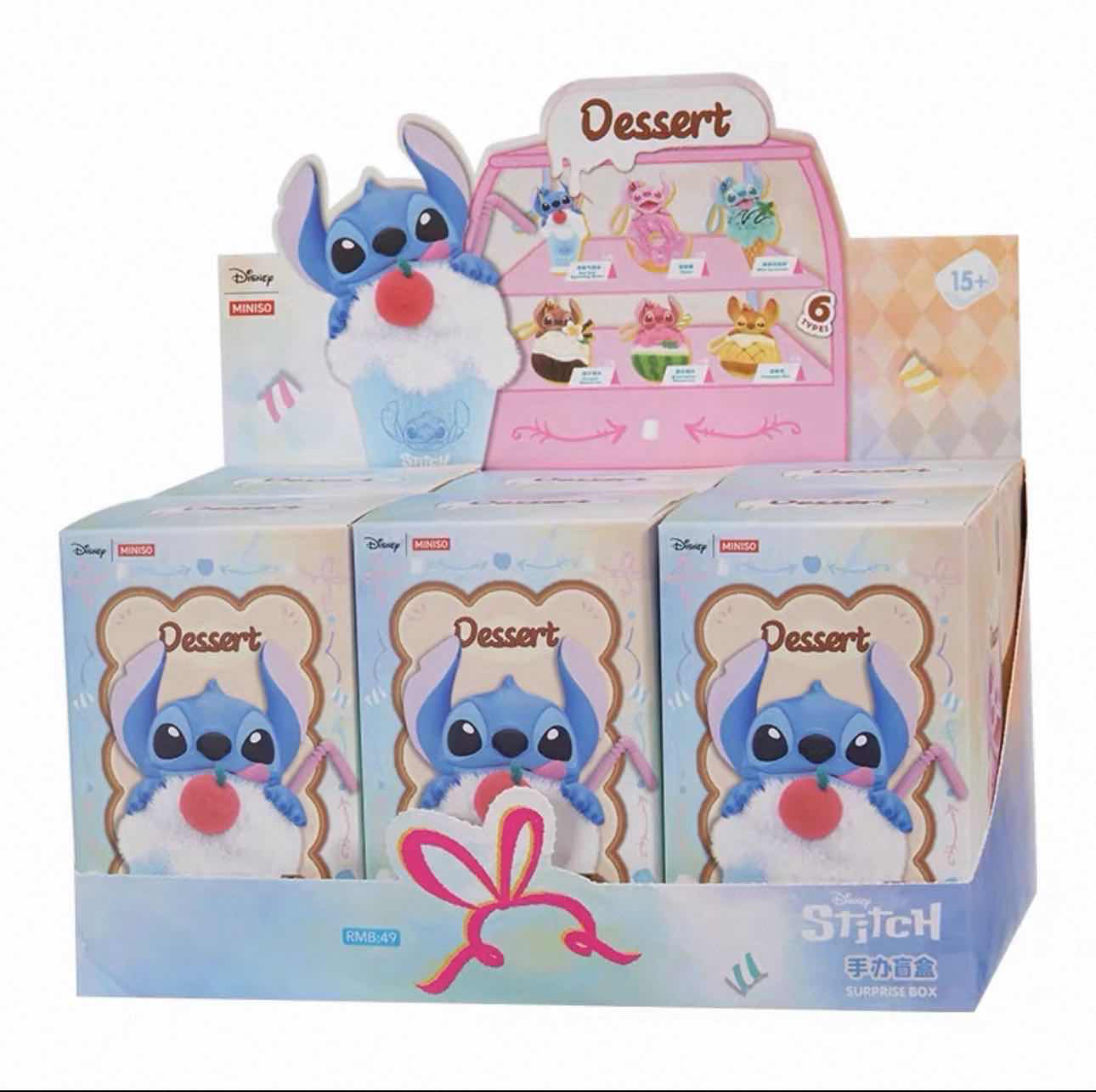 Miniso Stitch Dessert Series Scented Plush