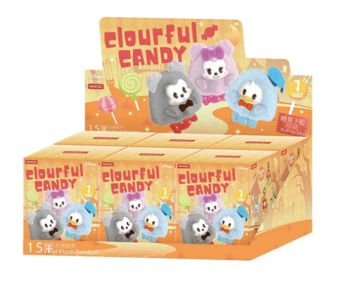 Disney Mickey Family Colorful Candy Vinyl Plush Series Blind Box