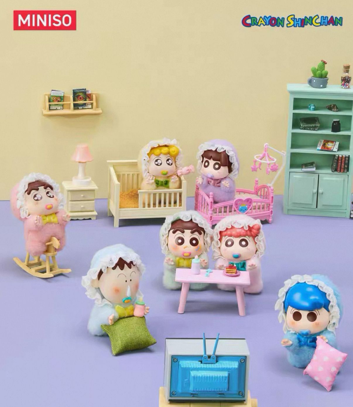 MINISO Crayon Shin-chan Baby Series Plush Pendant - image 2
