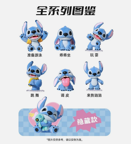 MINISO Disney Stitch Fluffy Adventure Series Blind Box Figure - image 2