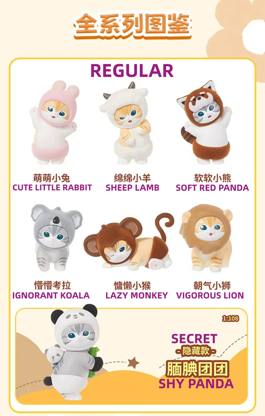 Mofusand Fluffy Party Series Blind Box - image 2