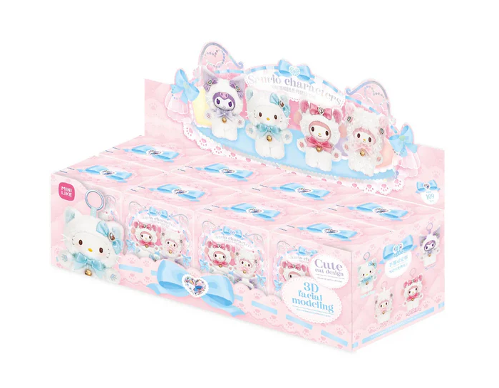 Sanrio Pastel Kitten Fluffy Plush Blind Box