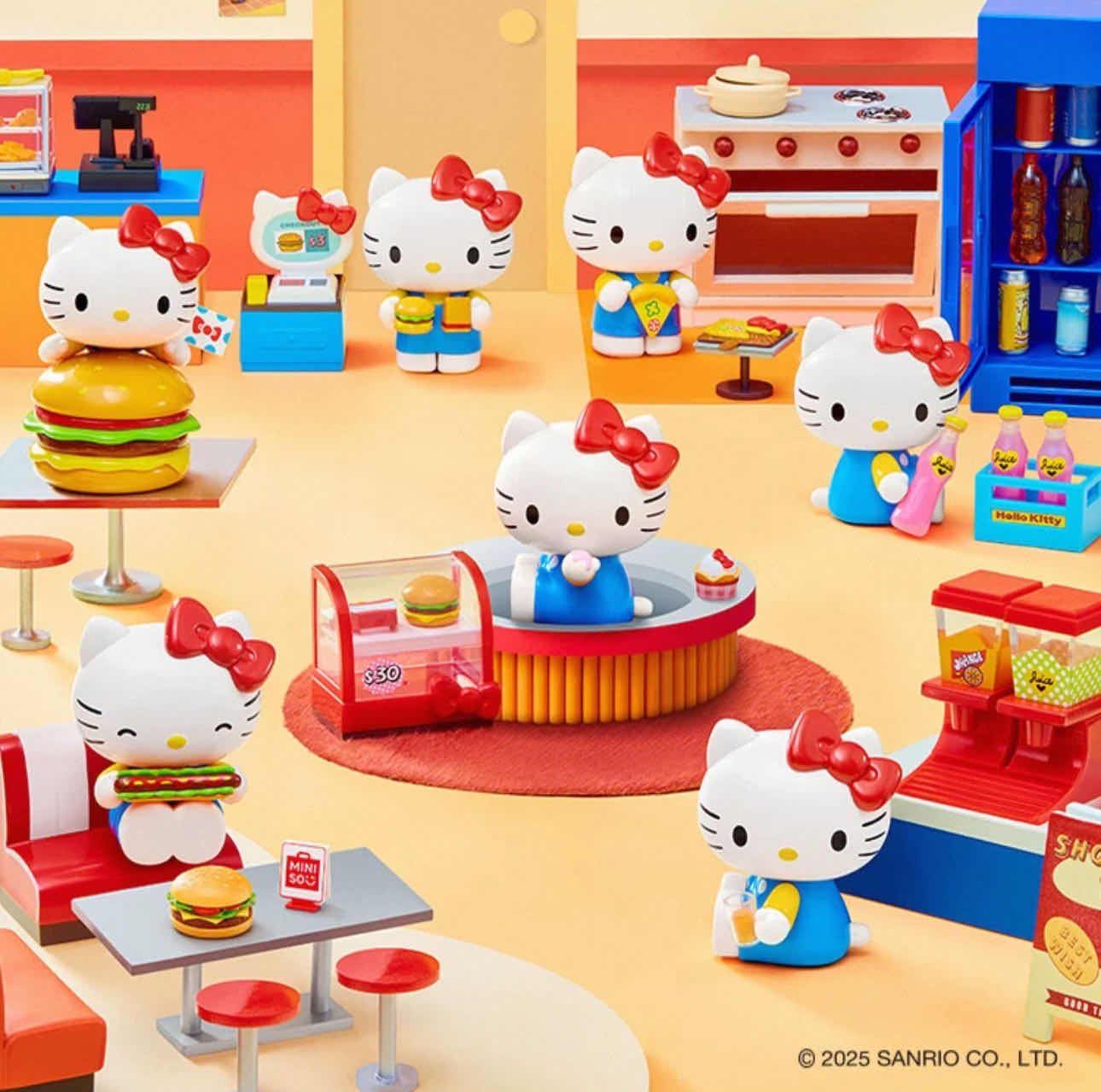 Hello Kitty Vintage Restaurant Series Blind Box Figure - image 2