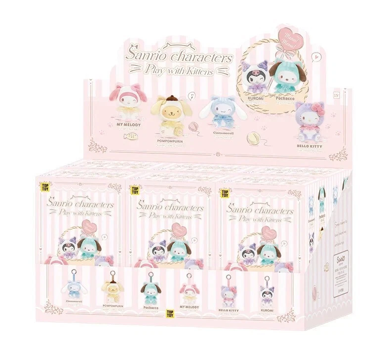 Sanrio Characters Play with Kittens Series Blind Box