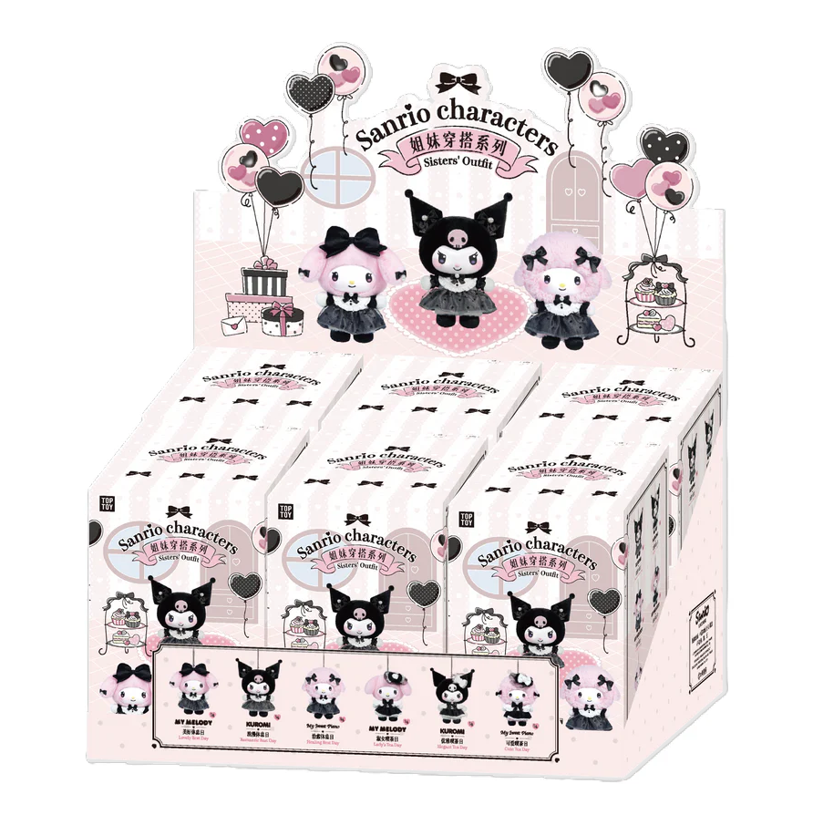 Sanrio Characters Sisters' outfit Series Blind Box Plush