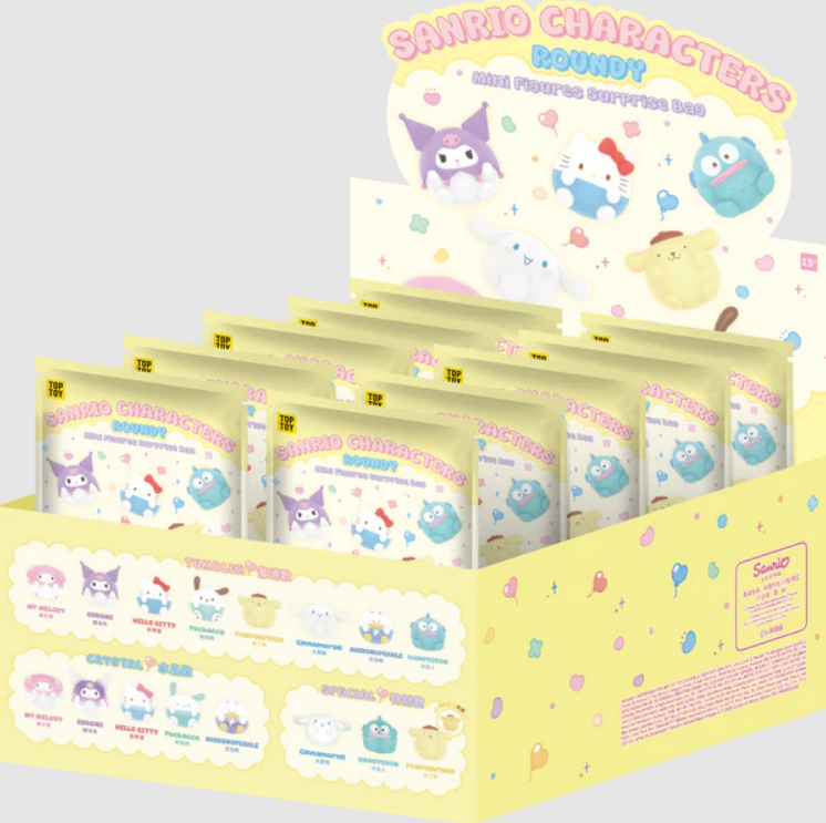 Sanrio Characters Roundy Mini Figures Suprise Blind Bags