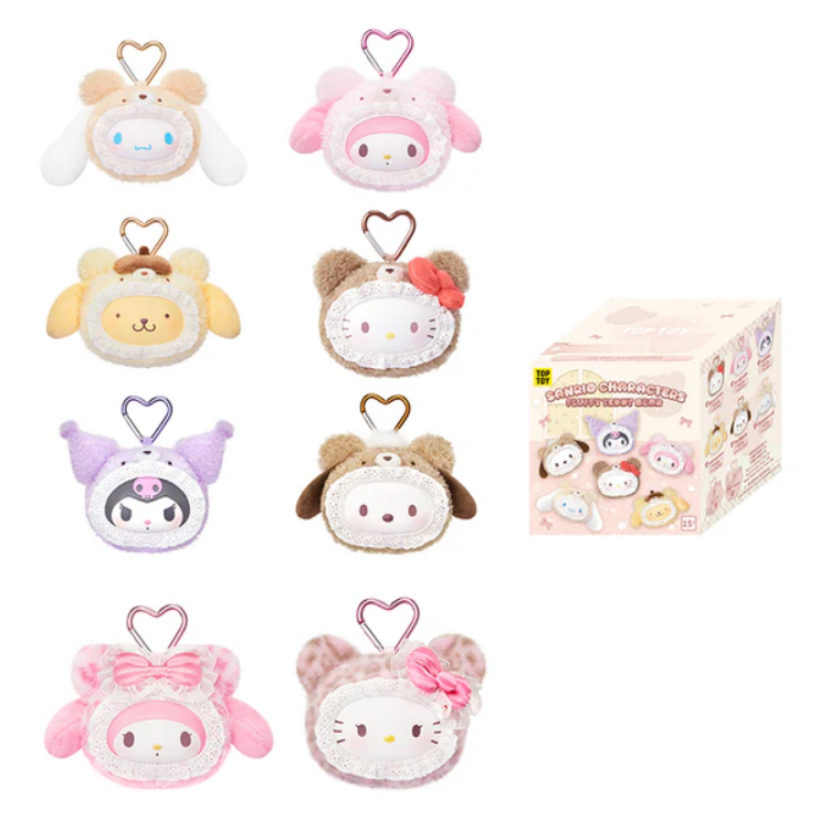 Sanrio Fluffy Teddy Bear Series Plush Blind Box - image 2